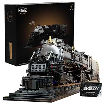 Nifeliz ビッグボーイ 蒸気機関車 組み立てセット 1818 ブロック Amazon.com: Nifeliz Big Boy Locomotive, Articulated Steam